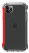 ELEMENT CASE IPHONE 11 PRO MAX- CLAIR / ROUGE SOLIDE