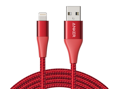 Anker foudre câble ligne électrique 180 cm Rouge